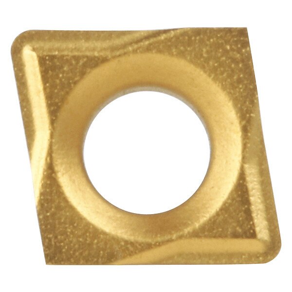 Diamond Turning Insert, Diamond, 5/32 in, CDHH, 80  Degrees, 1/64 in, Carbide