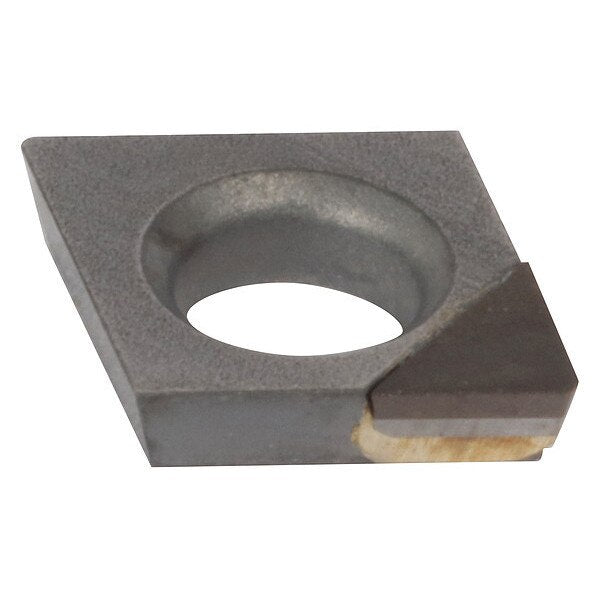 Diamond Turning Insert, Diamond, 5/32 in, CDHB, 80  Degrees, 0.18mm, Diamond