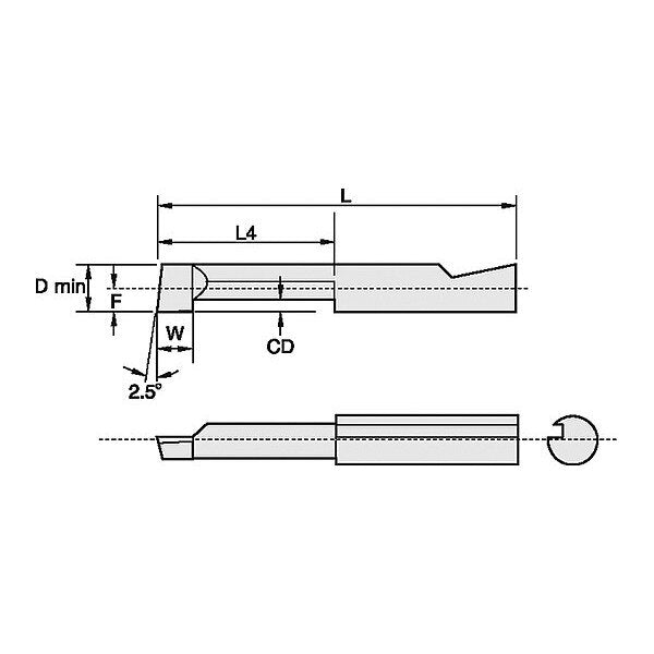 A/B Grooving Insert, AGD15605, CG5