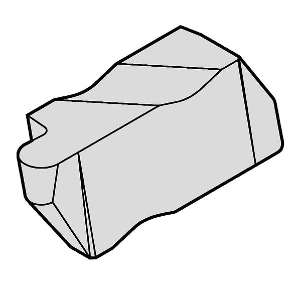 Grooving/Parting Insert, NR, Carbide