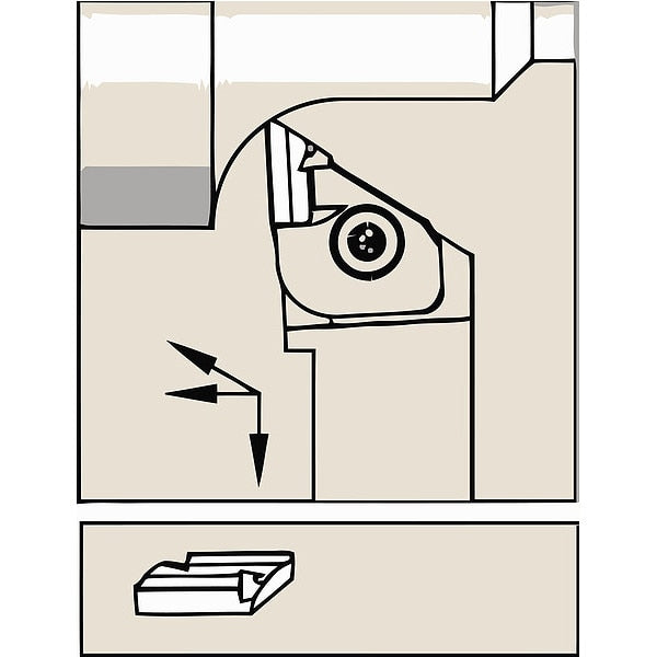 Toolholder, ISO C Clamping