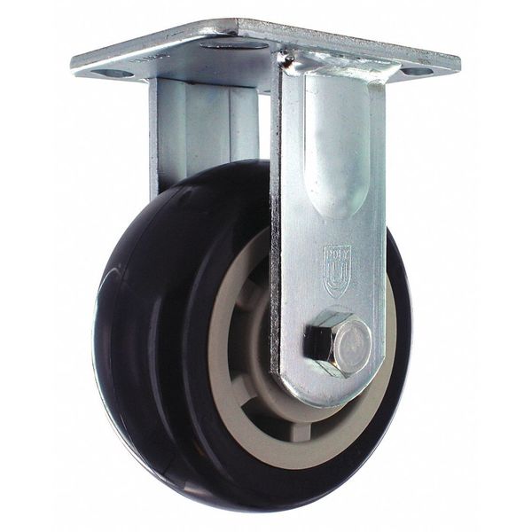 Poly Wheel w/Plate Caster, 5x2