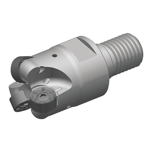 Indexable Profiling End Mill, M200 Series, High Speed Steel, 0.1170 in Depth of Cut