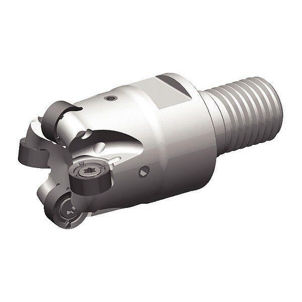 Indexable Square Shoulder End Mill, SuperFeed Series, High Speed Steel, 1/4 in Depth of Cut