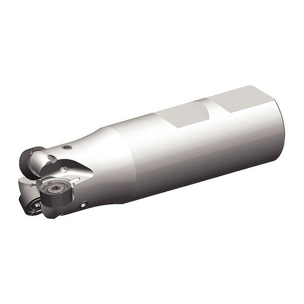 Indexable Square Shoulder End Mill, SuperFeed Series, High Speed Steel, 1/4 in Depth of Cut