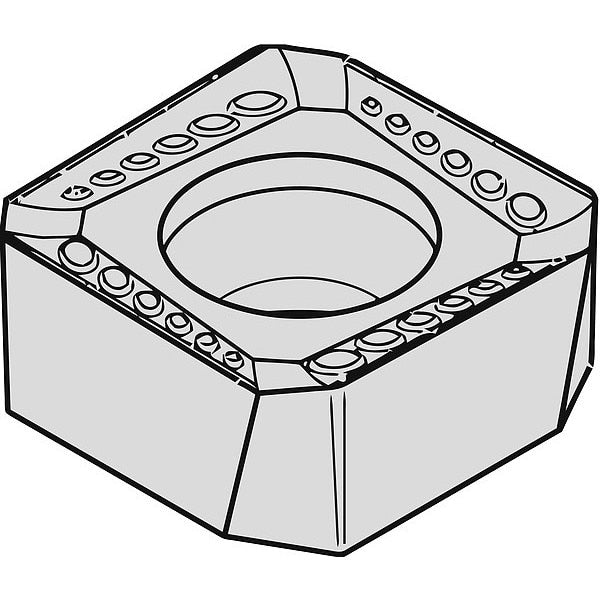 Square Milling Insert, 15.88mm, Carbide