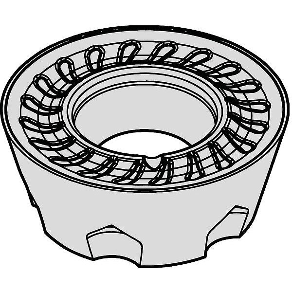 Round Milling Insert, 12.00mm, Carbide