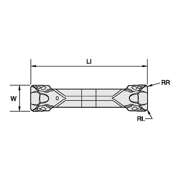 Grooving/Parting Insert, WMT-P-PT, Carbide