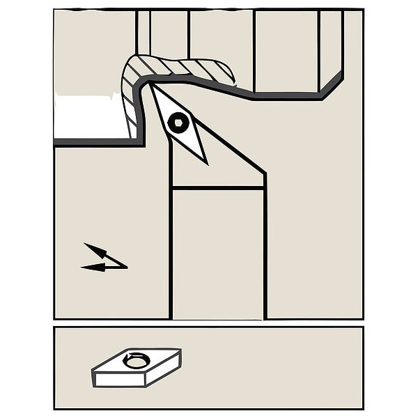 Grooving/Parting Insert, NB, Carbide