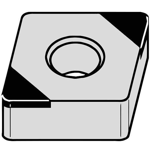 Diamond Turning Insert, Diamond, 1/2 in