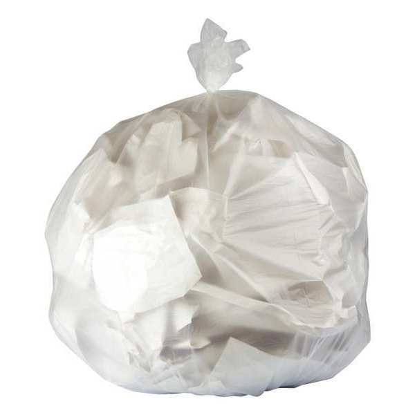 Trash Bag, 38X60, Natural, 16Mic, HDPE, PK200
