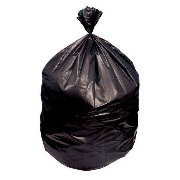 Trash Bag, 40X46, Black, 1.5Mil, PK100