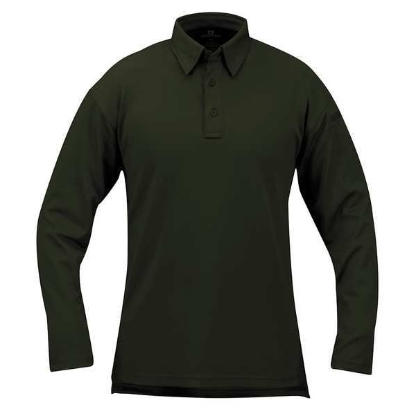 Tactical Polo, XS, Long Sleeve, Green