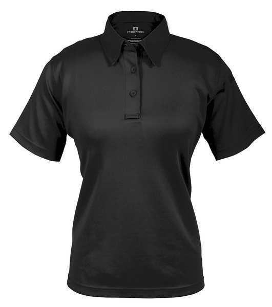 Tactical Polo, XL, Short Sleeve, Black