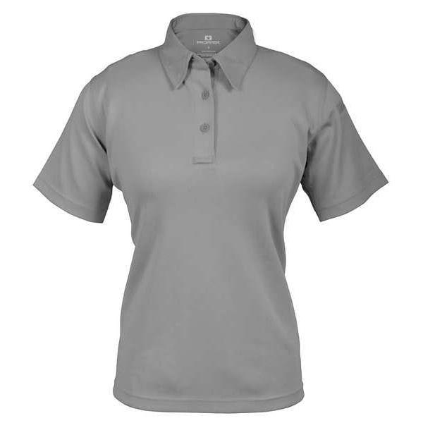 Tactical Polo, S, Short Sleeve, Gray