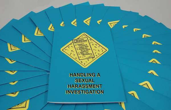 Marcom Training Booklet: Handling a Sexual Harassment Investigation, Includes One-Page Quiz, PK15