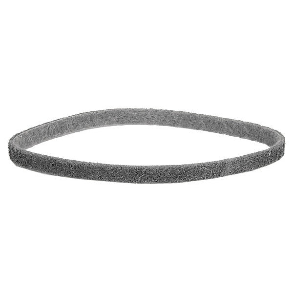 Sanding Belt, 1/2 in W, 12 in L, Non-Woven, Aluminum Oxide, 36 Grit, Extra Coarse, Rapid Prep