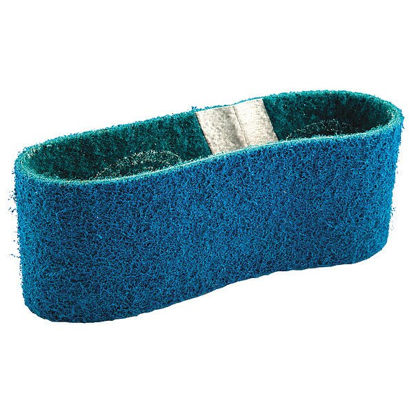 Sanding Belt, 3 in W, 18 in L, Non-Woven, Aluminum Oxide, 360 Grit, Very Fine, Vortex Rapid Prep
