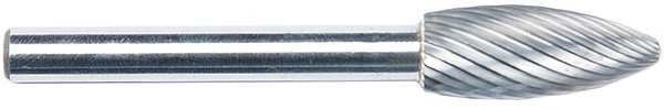 Carbide Bur, Pointed Tree, 1/8
