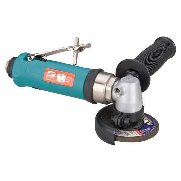 Type 27 Angle Grinder, 1/4 in NPT Air Inlet, Heavy Duty, 18,000 rpm, 0.7 HP
