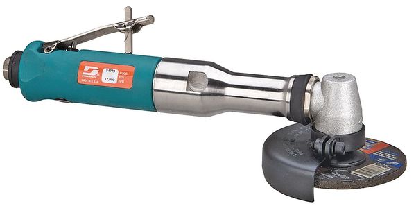 Type 27 Angle Grinder, 1/4 in NPT Air Inlet, Heavy Duty, 13,500 rpm, 0.7 HP