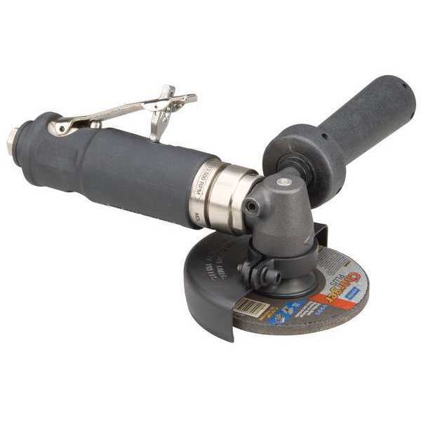 Type 27 Angle Grinder, 1/4 in NPT Air Inlet, Heavy Duty, 12,000 rpm, 0.7 HP