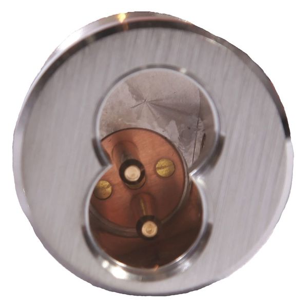 SFIC Cylinder Housing with Standard Cam, Satin Chrome, 6 Pins