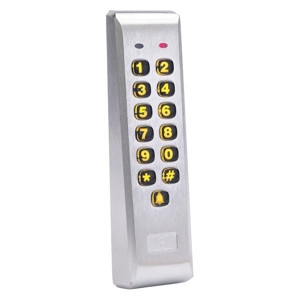 Access Keypad Mullion, 1-5/7 in. W, Black