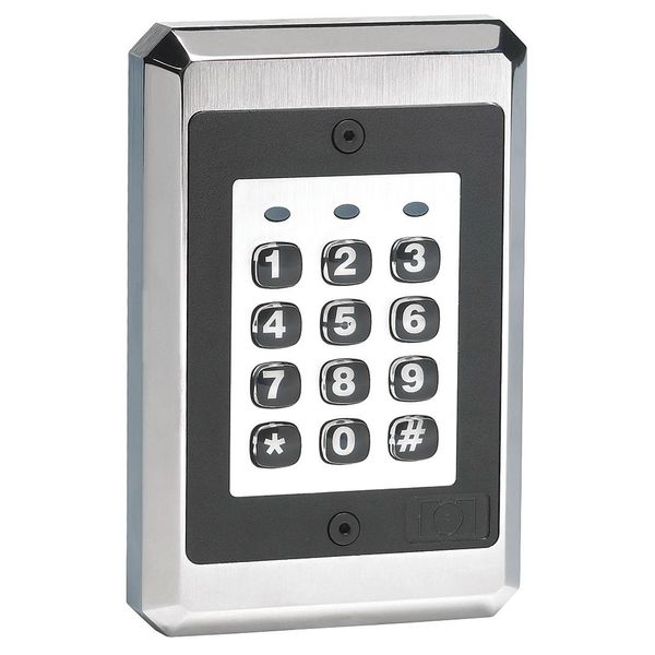 Access Keypad Weatherized, 3-1/2inW, Black