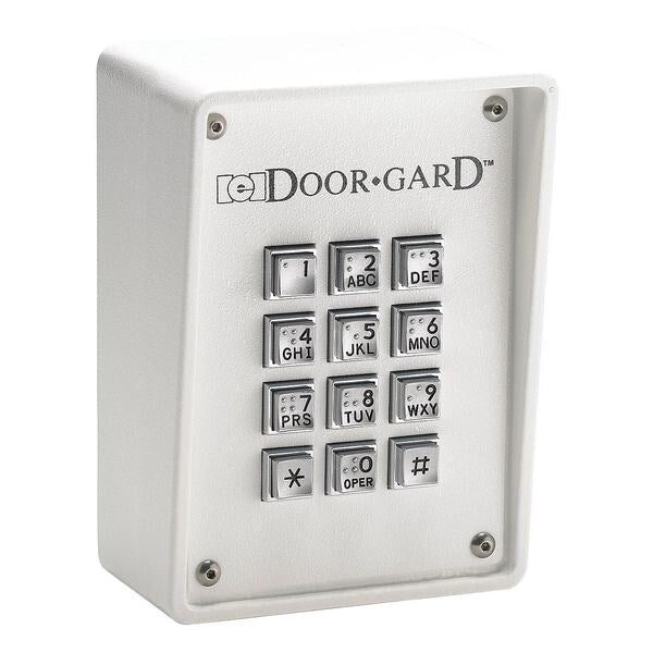AccessKeypadRuggd, 3-3/4inWx5-1/4inH, Gray