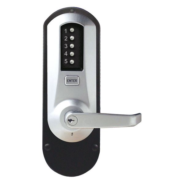 Exit Device Trim with Single Code, Silver