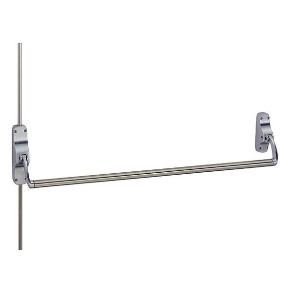 Surface Vert. Rod Crossbar, Satin Chrome