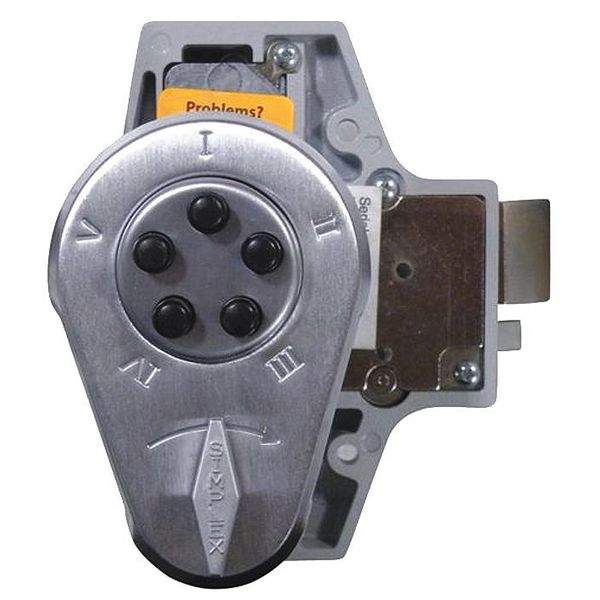Push Buttom Latch Lock Satin Chrome