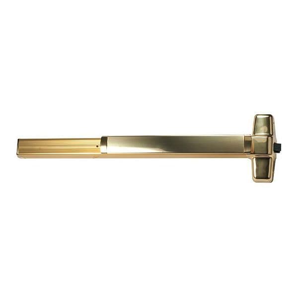 Rim Exit Device, Polished Brass
