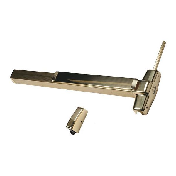 Surface Vertical Rod, Satin Brass