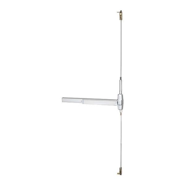 ConcealdVerticalRodExitDevic, SatinChrome