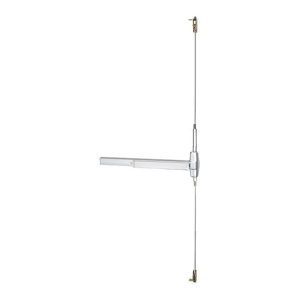 ConcealdVerticalRodExitDevic, SatinChrome