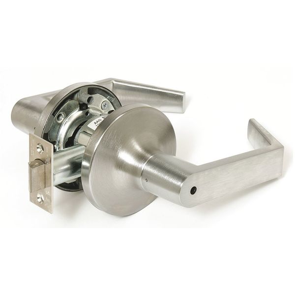Lever Lockset, Mechanical, Privacy, Grd. 1