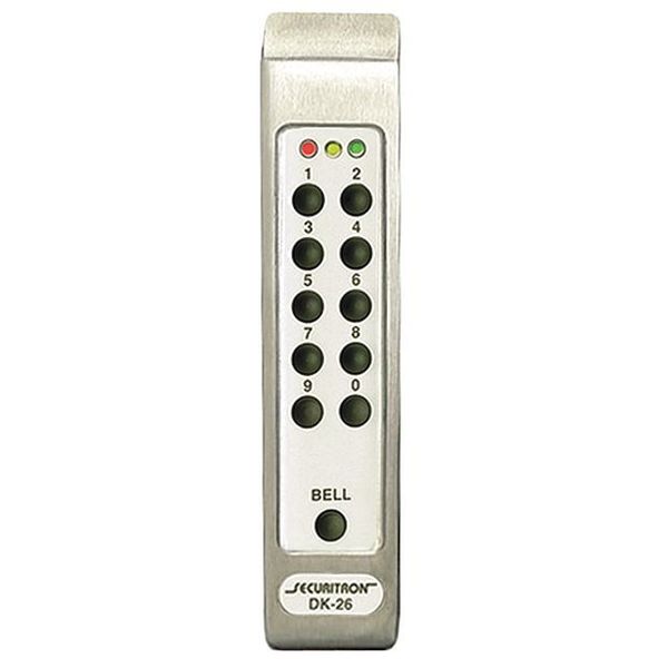 Digital Keypad Pad, DK-26, Satin Stainless