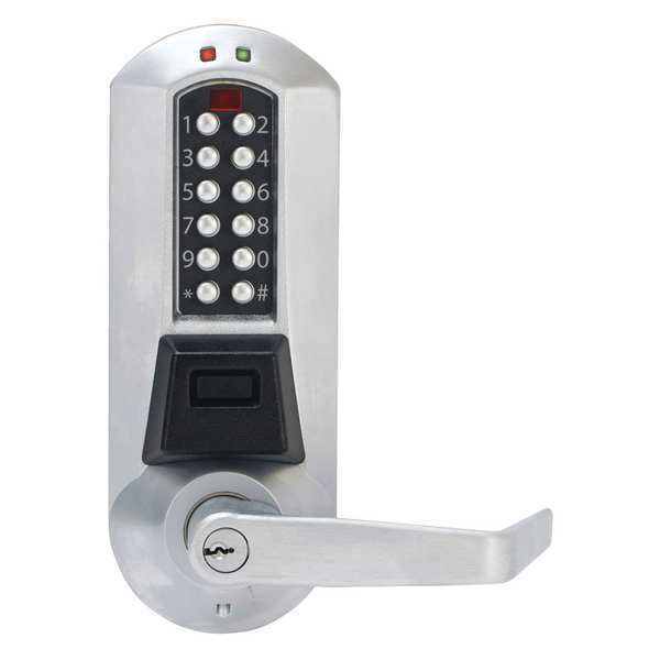 Electronic Locks, Cylindrical, SatinChrome