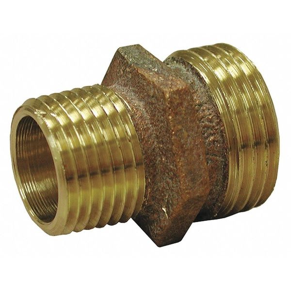 Garden Hose Fitting, MH x MP, 3/4x1/2
