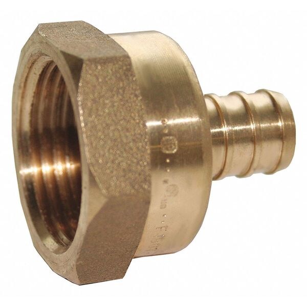 Brass PEX x Female Adapter, 1/2
