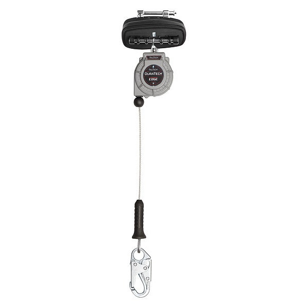 Leading-Edge Self Retracting Lifeline, 9 ft., 310 lb. Weight Capacity, Gray
