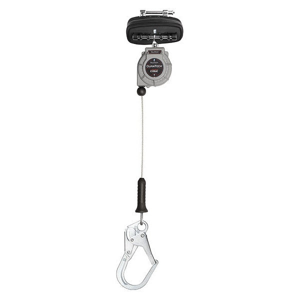 Leading-Edge Self Retracting Lifeline, 9 ft., 310 lb. Weight Capacity, Gray