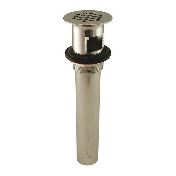 Drain: Brass; Tailpiece: Stainless Steel, Grid Drain, Lavatory Grid Drain