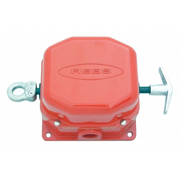 Cable Operatd Swtch, 15 lb. Trip Frce, Red