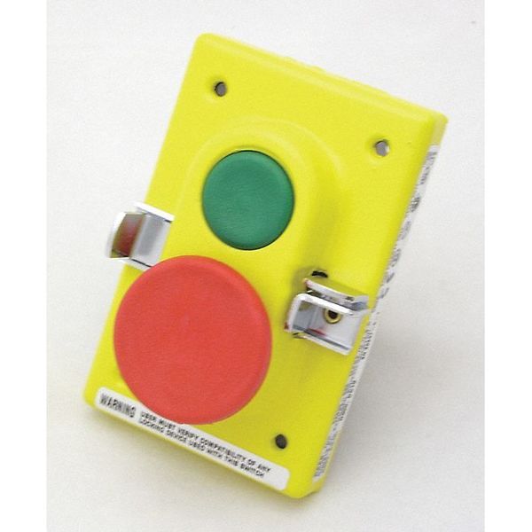Plstc Plugr w/Ltch, Yllw Cover, Red/Grn PB