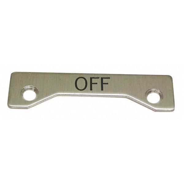 Standard Legend Plate, Off