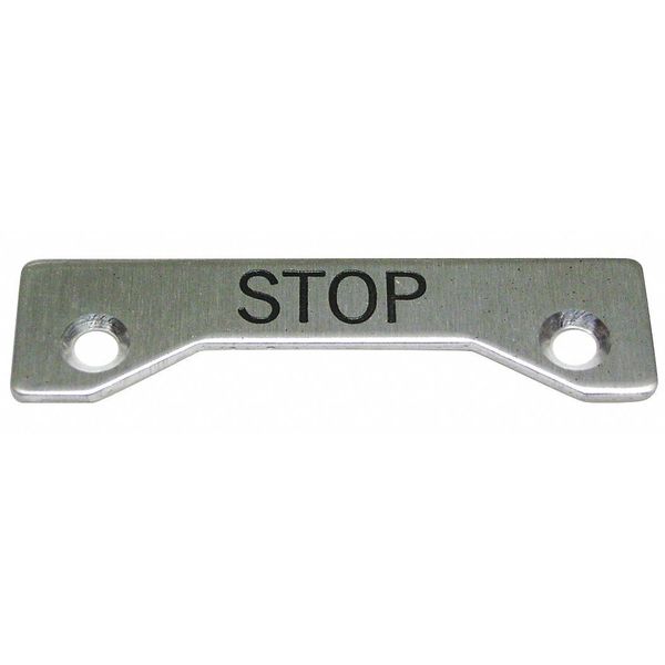 Standard Legend Plate, Stop