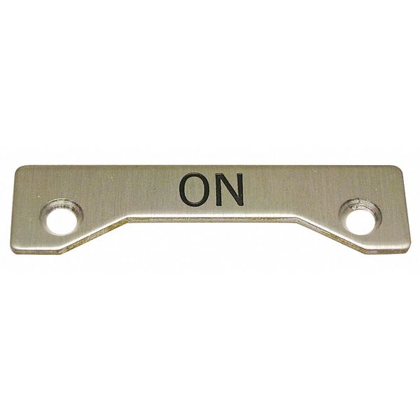 Standard Legend Plate, On